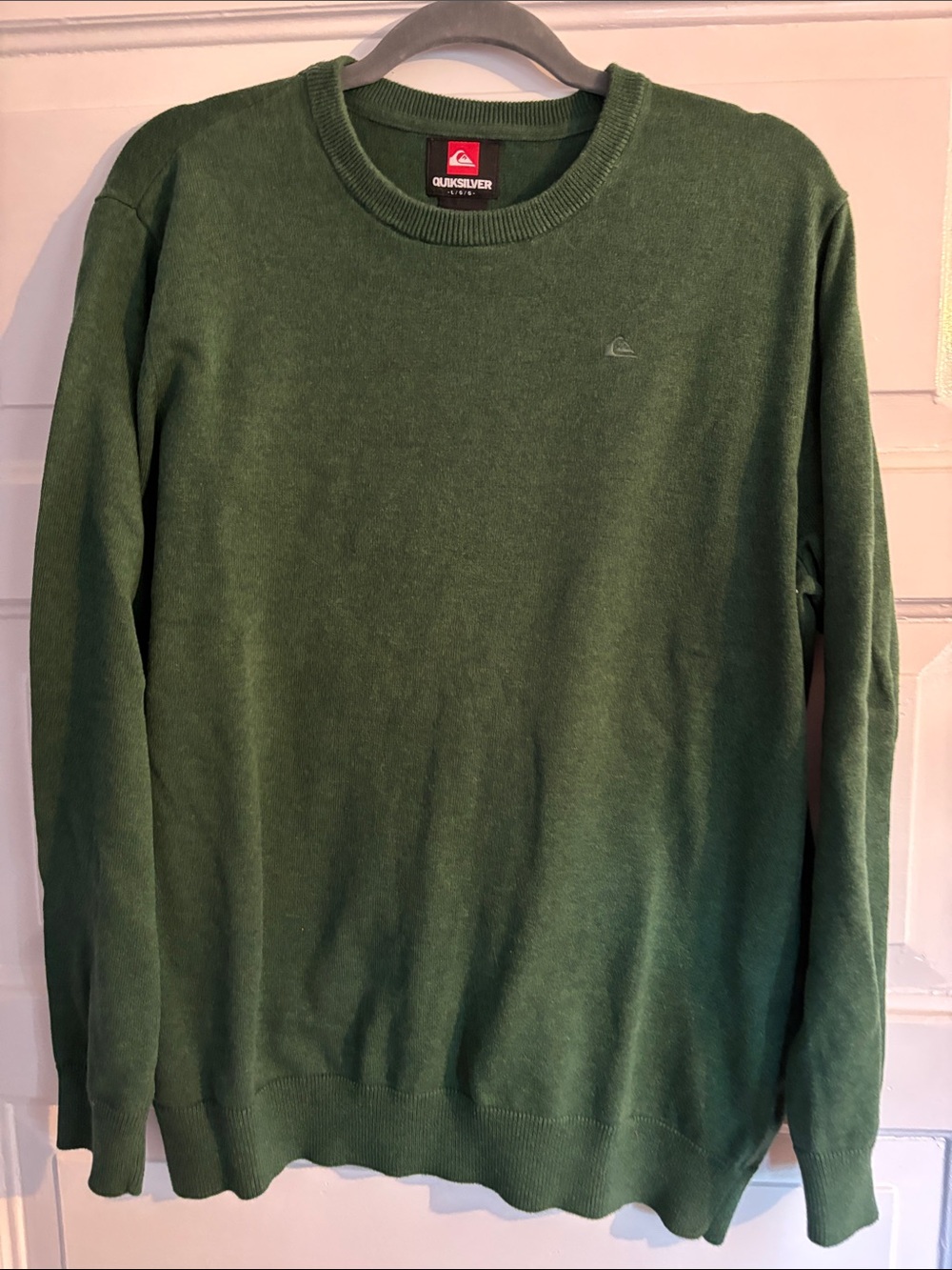 Quiksilver Men’s Crewneck Sweater - Forest Green